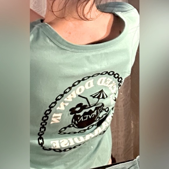 💫RVCA Women’s short Sleeve Crop T-Shirt - Picture 5 of 6